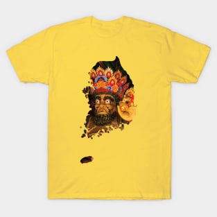 Heavenly Guardian in South Korean Map T-Shirt